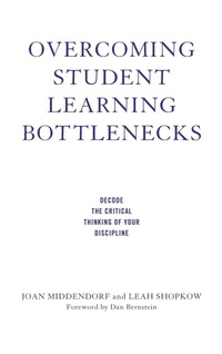 Enlarge image Cover: Overcoming Student Learning Bottlenecks - Stylus Publishing