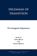 Cover: Dilemmas of Transition - Rowman & Littlefield Publishers