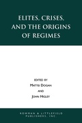 Cover: Elites, Crises, and the Origins of Regimes - Rowman & Littlefield Publishers