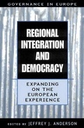 Cover: Regional Integration and Democracy - Rowman & Littlefield