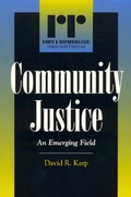 Cover: Community Justice - Rowman & Littlefield