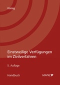 Cover: Einstweilige Verf&uuml;gungen im Zivilverfahren - Manz