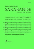 Cover: Sarabande (aus der Oper "Almira") - Schell, Felix