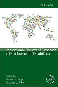 Enlarge image Cover: International Review of Research in Developmental Disabilities: Volume 53 - Academic Press