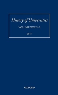 Enlarge image Cover: History of Universities - Oxford University Press