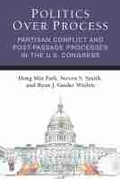 Cover: Politics Over Process - The University of Michigan Press