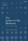 Cover: The Letter to the Hebrews: Critical Readings - T.& T.Clark Ltd