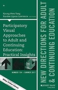 Cover: Participatory Visual Approaches to Adult and Continuing Education: Practical Insights - Jossey-Bass
