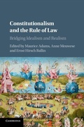 Cover: Constitutionalism and the Rule of Law - Cambridge University Press