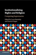 Cover: Institutionalizing Rights and Religion - Cambridge University Press