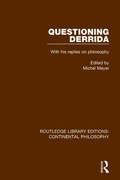Cover: Questioning Derrida - Routledge