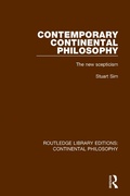 Cover: Contemporary Continental Philosophy - Routledge