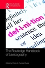 Cover: The Routledge Handbook of Lexicography - Routledge