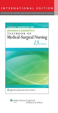 Abbildung von: Clinical Handbook for Brunner & Suddarth's Textbook of Medical-Surgical Nursing - WOLTERS KLUWER HEALTH