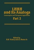 Cover: LHRH and Its Analogs - Kluwer Academic Publishers