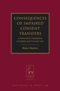 Cover: Consequences of Impaired Consent Transfers - Hart Publishing