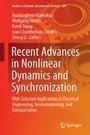 Cover: Recent Advances in Nonlinear Dynamics and Synchronization - Springer