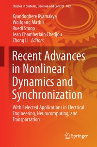 Enlarge image Cover: Recent Advances in Nonlinear Dynamics and Synchronization - Springer