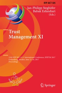 Abbildung von: Trust Management XI - Springer