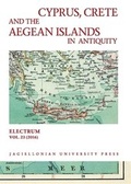 Cover: Cyprus, Crete, and the Aegean Islands in Antiquity - Uniwersytet Jagiellonski, Wydawnictwo