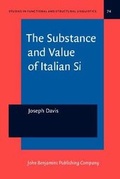 Cover: The Substance and Value of Italian Si - John Benjamins Publishing Co