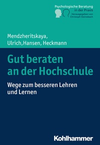 Abbildung von: Gut beraten an der Hochschule - Kohlhammer
