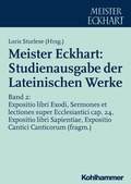 Cover: Meister Eckhart: Studienausgabe der Lateinischen Werke - Kohlhammer