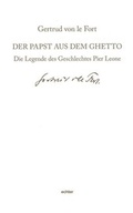 Cover: Der Papst aus dem Ghetto - Echter
