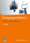 Cover: Fertigungsverfahren 5 - Springer Vieweg