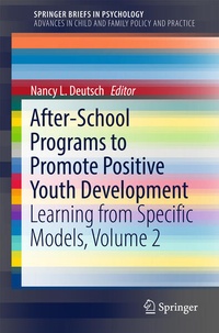 Bild: After-School Programs to Promote Positive Youth Development - Springer