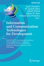 Cover: Information and Communication Technologies for Development - Springer