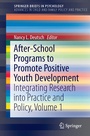 Cover: After-School Programs to Promote Positive Youth Development - Springer