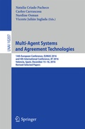 Cover: Multi-Agent Systems and Agreement Technologies - Springer