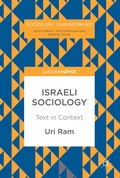 Cover: Israeli Sociology - Palgrave Macmillan