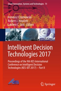 Enlarge image Cover: Intelligent Decision Technologies 2017 - Springer