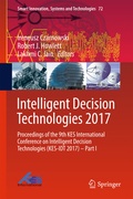 Cover: Intelligent Decision Technologies 2017 - Springer