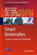 Cover: Smart Universities - Springer