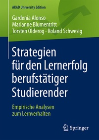 Abbildung von: Strategien für den Lernerfolg berufstätiger Studierender - Springer