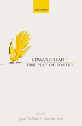 Cover: Edward Lear and the Play of Poetry - OUP eBook