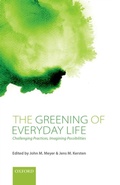 Cover: The Greening of Everyday Life - OUP eBook