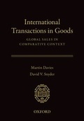 Cover: International Transactions in Goods - OUP eBook