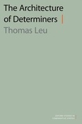 Cover: The Architecture of Determiners - OUP eBook