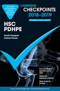 Abbildung von: Cambridge Checkpoints HSC Personal Development, Health and Physical Education 2018-19 and Quiz Me More - Cambridge University Press