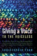 Cover: Giving a Voice to the Voiceless - Wipf and Stock Publishers