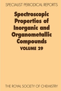 Abbildung von: Spectroscopic Properties of Inorganic and Organometallic Compounds - Royal Society of Chemistry