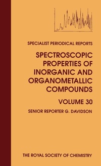 Enlarge image Cover: Spectroscopic Properties of Inorganic and Organometallic Compounds - Royal Society of Chemistry