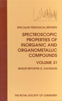 Abbildung von: Spectroscopic Properties of Inorganic and Organometallic Compounds - Royal Society of Chemistry
