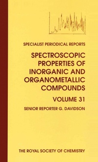 Enlarge image Cover: Spectroscopic Properties of Inorganic and Organometallic Compounds - Royal Society of Chemistry