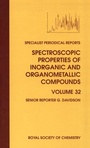 Cover: Spectroscopic Properties of Inorganic and Organometallic Compounds - Royal Society of Chemistry