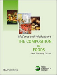 Enlarge image Cover: McCance and Widdowson's The Composition of Foods - Royal Society of Chemistry